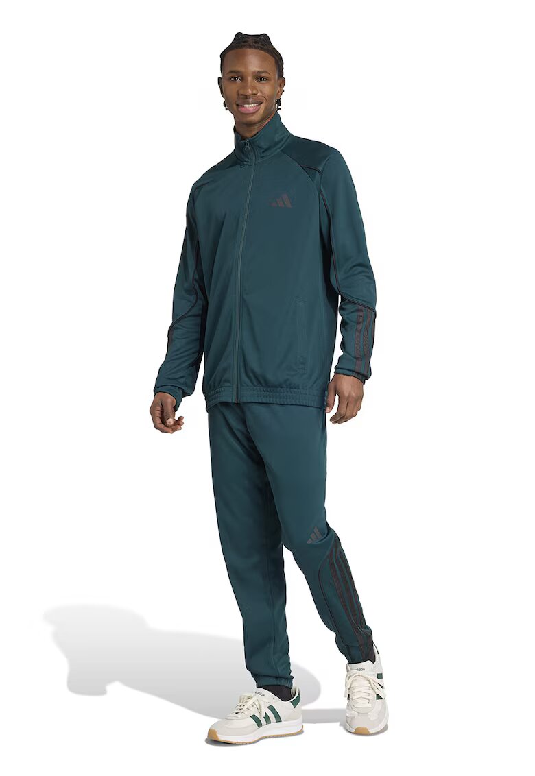 ADIDAS SPORTSWEAR Trening cu detalii contrastante Stadium - Negru stins/Verde englez