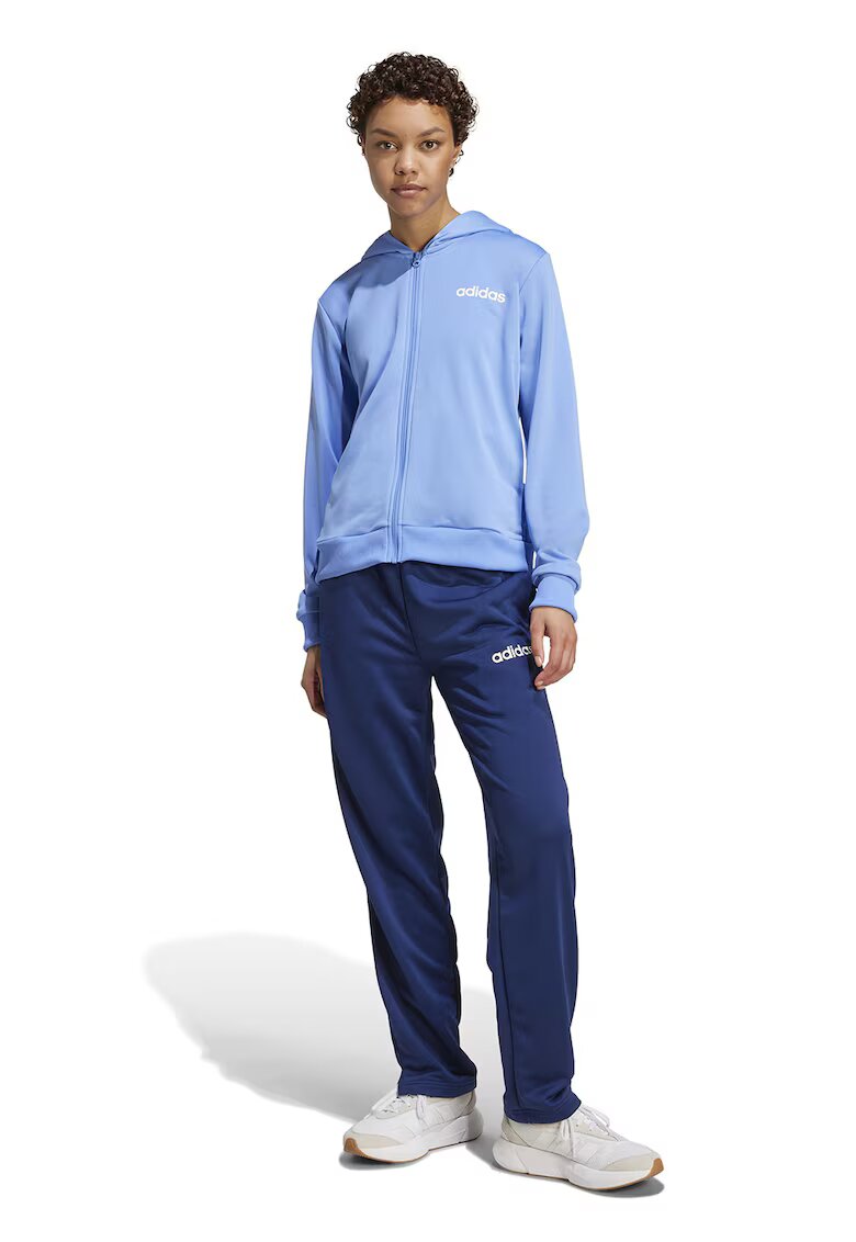 ADIDAS SPORTSWEAR Trening cu detalii logo - Alb/Albastru inchis/Albastru azur