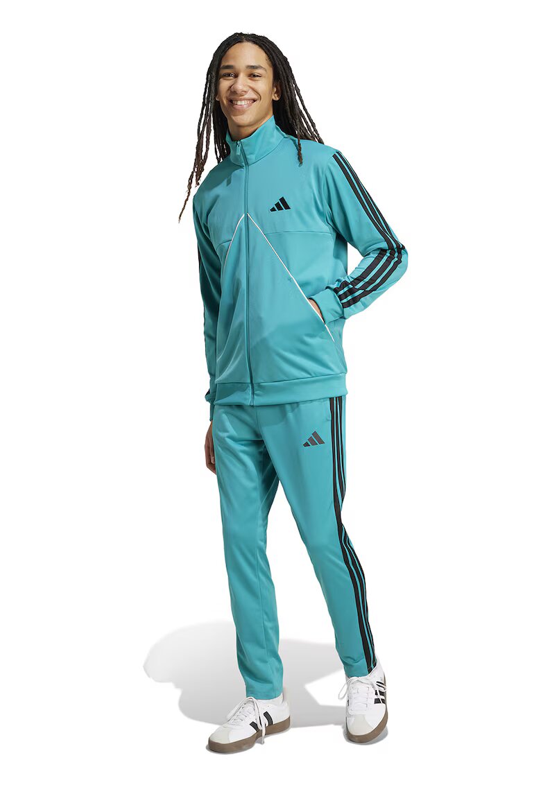 ADIDAS SPORTSWEAR Trening cu guler mediu - Negru/Turcoaz