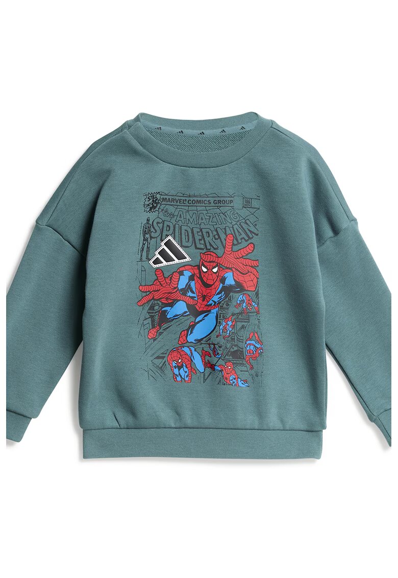ADIDAS SPORTSWEAR Trening cu imprimeu cu Spider Man - Rosu/Negru/Albastru petrol