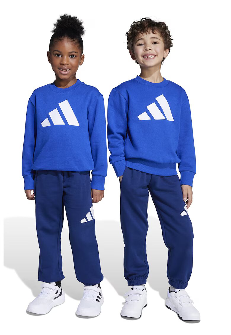 ADIDAS SPORTSWEAR Trening cu imprimeu logo - Albastru inchis/Albastru royal