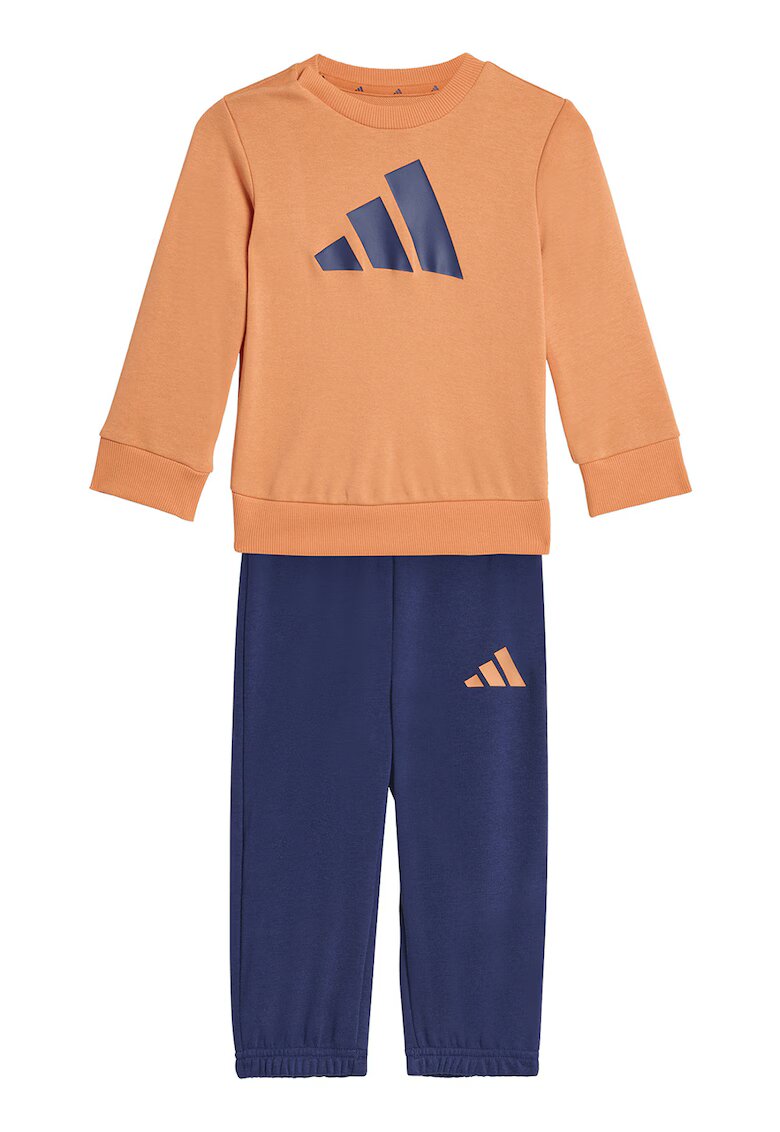 ADIDAS SPORTSWEAR Trening cu imprimeu logo contrastant - Portocaliu pal/Bleumarin