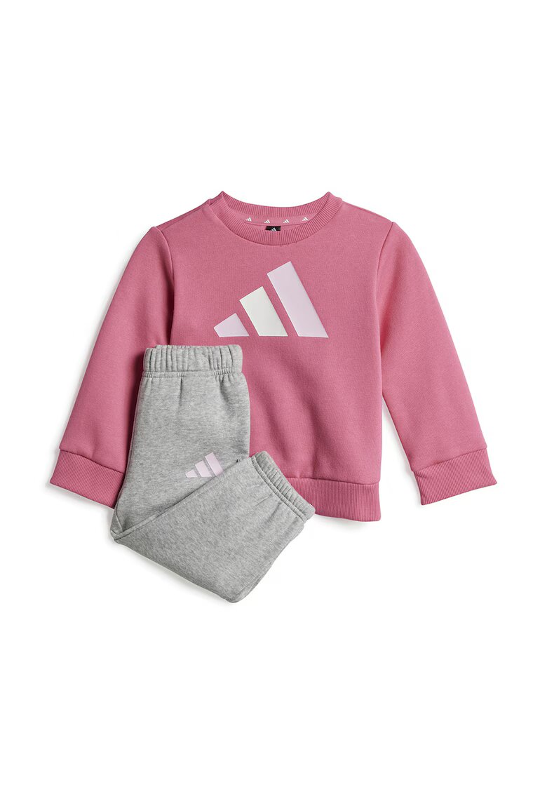 ADIDAS SPORTSWEAR Trening cu imprimeu logo - Gri melange/Roz