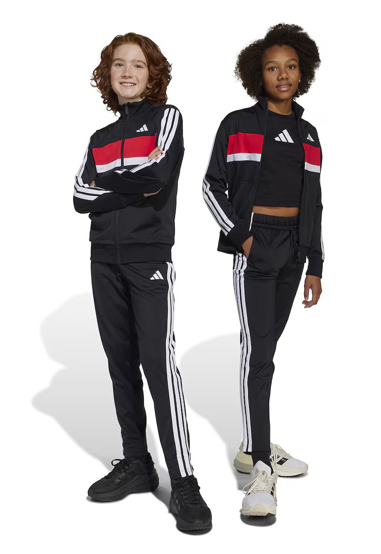 ADIDAS SPORTSWEAR Trening cu logo si fermoar Tiberio - Alb/Negru