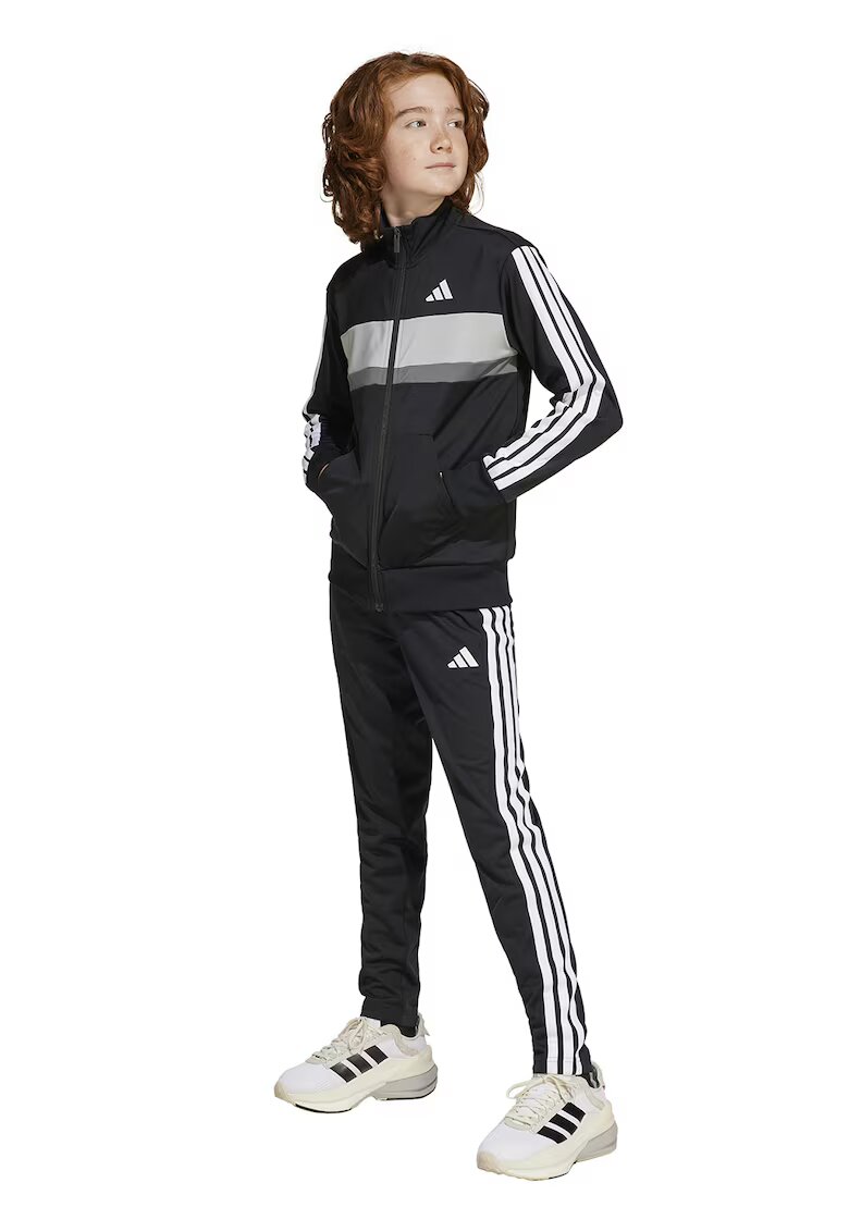 ADIDAS SPORTSWEAR Trening cu logo si fermoar Tiberio - Negru/Gri