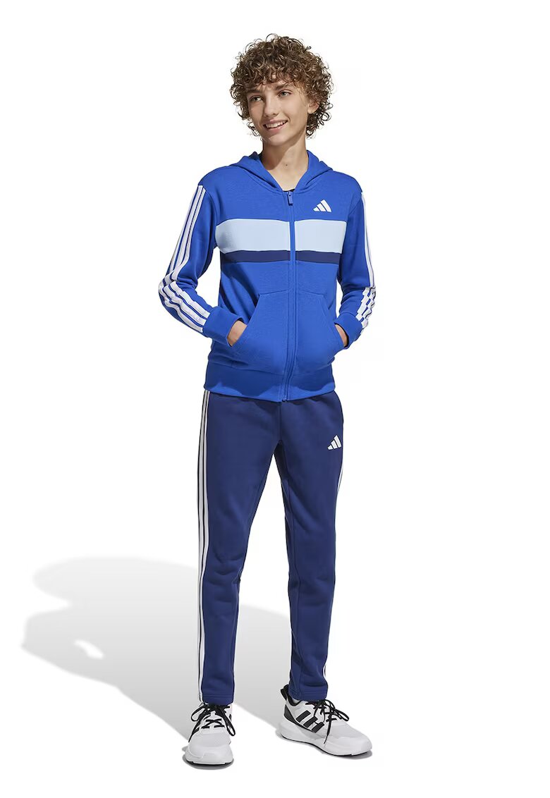 ADIDAS SPORTSWEAR Trening cu maneci lungi si model logo - Albastru pastel/Albastru royal/Alb optic