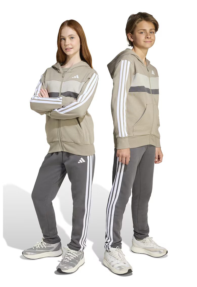 ADIDAS SPORTSWEAR Trening cu maneci lungi si model logo - Grej/Gri inchis