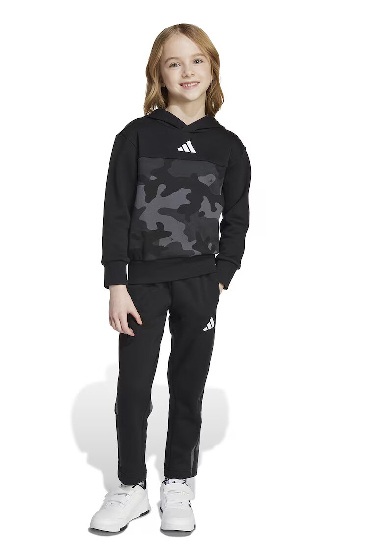 ADIDAS SPORTSWEAR Trening cu model camuflaj - Negru/Gri inchis