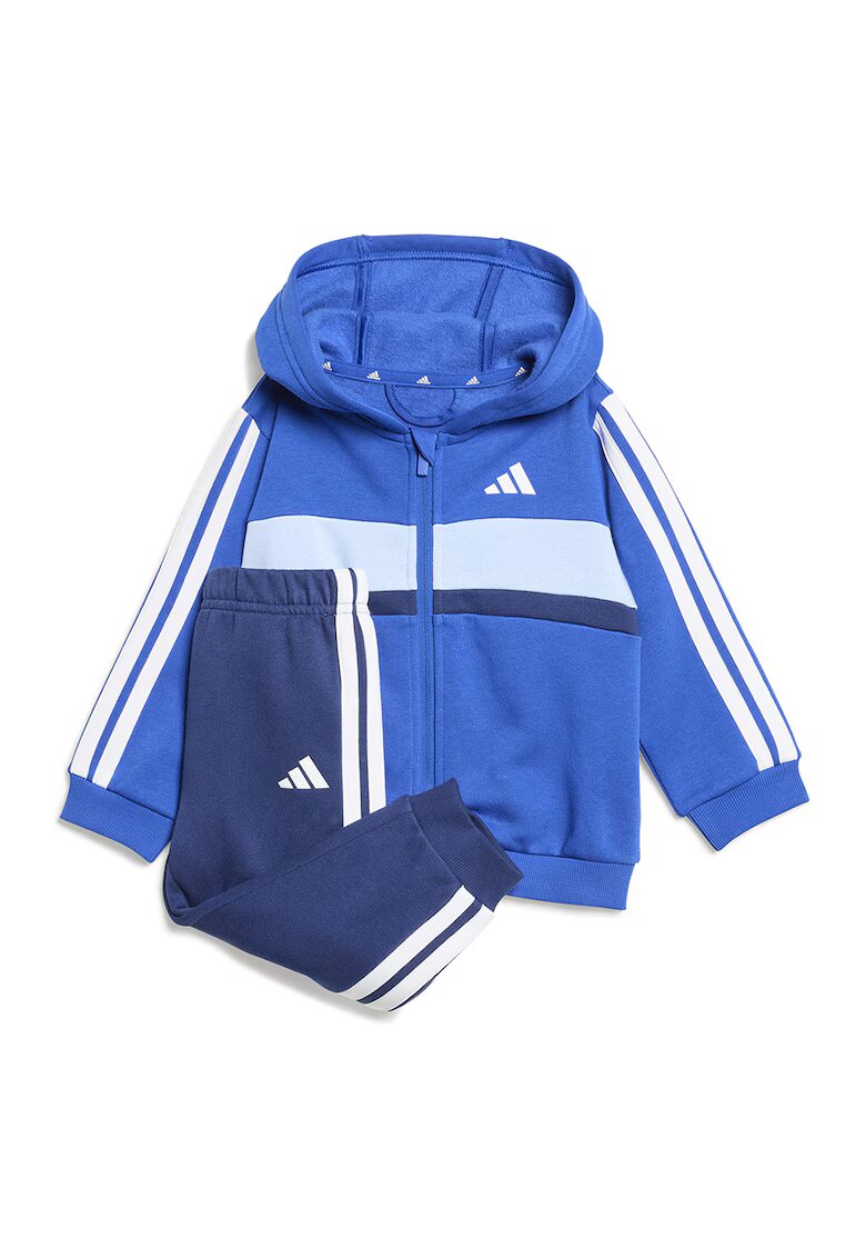 ADIDAS SPORTSWEAR Trening din amestec de bumbac cu imprimeu logo - Alb/Albastru royal