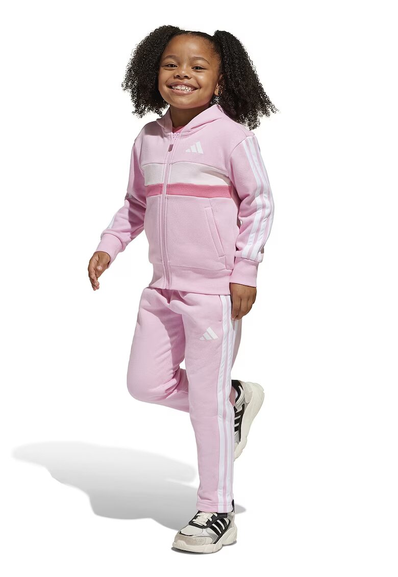 ADIDAS SPORTSWEAR Trening din amestec de bumbac cu logo - Roz pastel/Alb optic