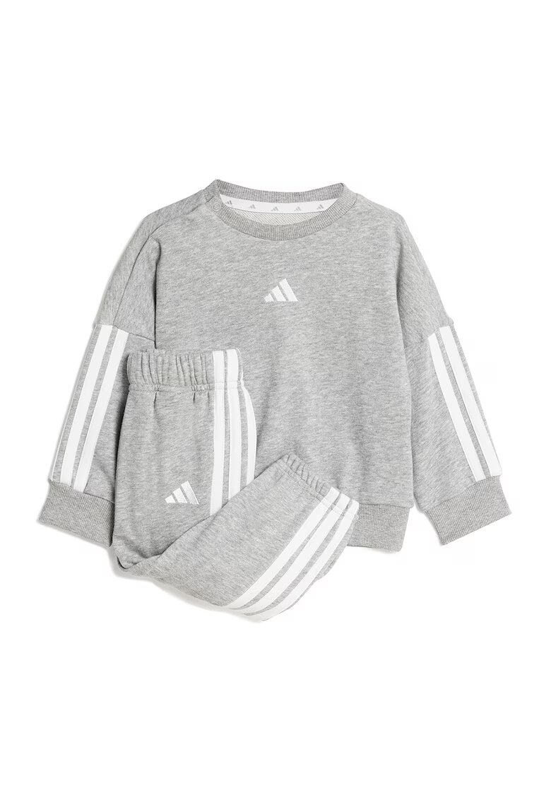 ADIDAS SPORTSWEAR Trening regular fit cu decolteu la baza gatului Essentials - Alb/Gri melange