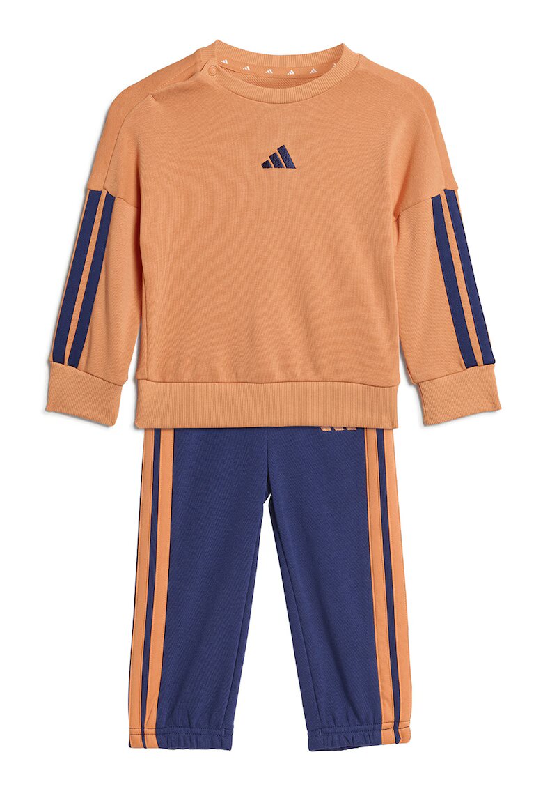 ADIDAS SPORTSWEAR Trening regular fit cu decolteu la baza gatului Essentials - Portocaliu pal/Bleumarin