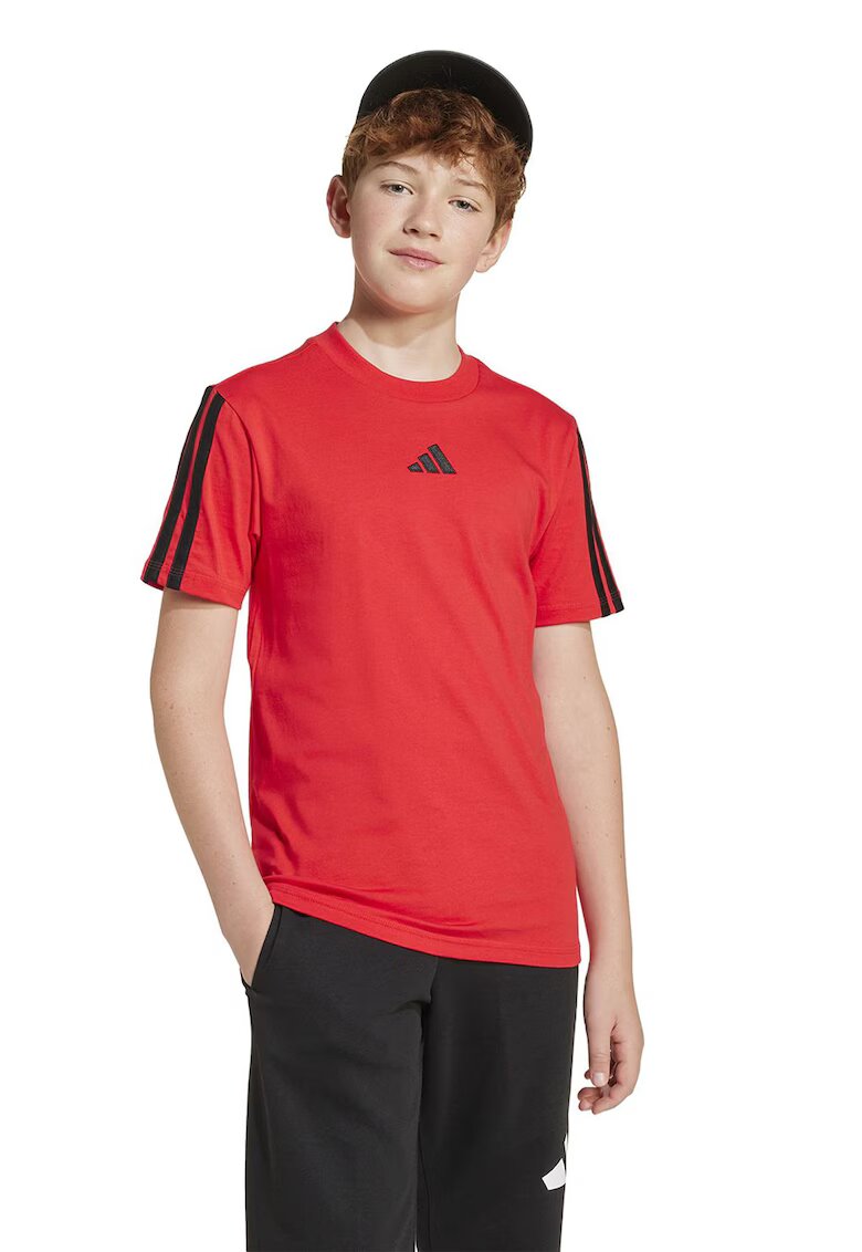 ADIDAS SPORTSWEAR Tricou cu detalii logo - Rosu