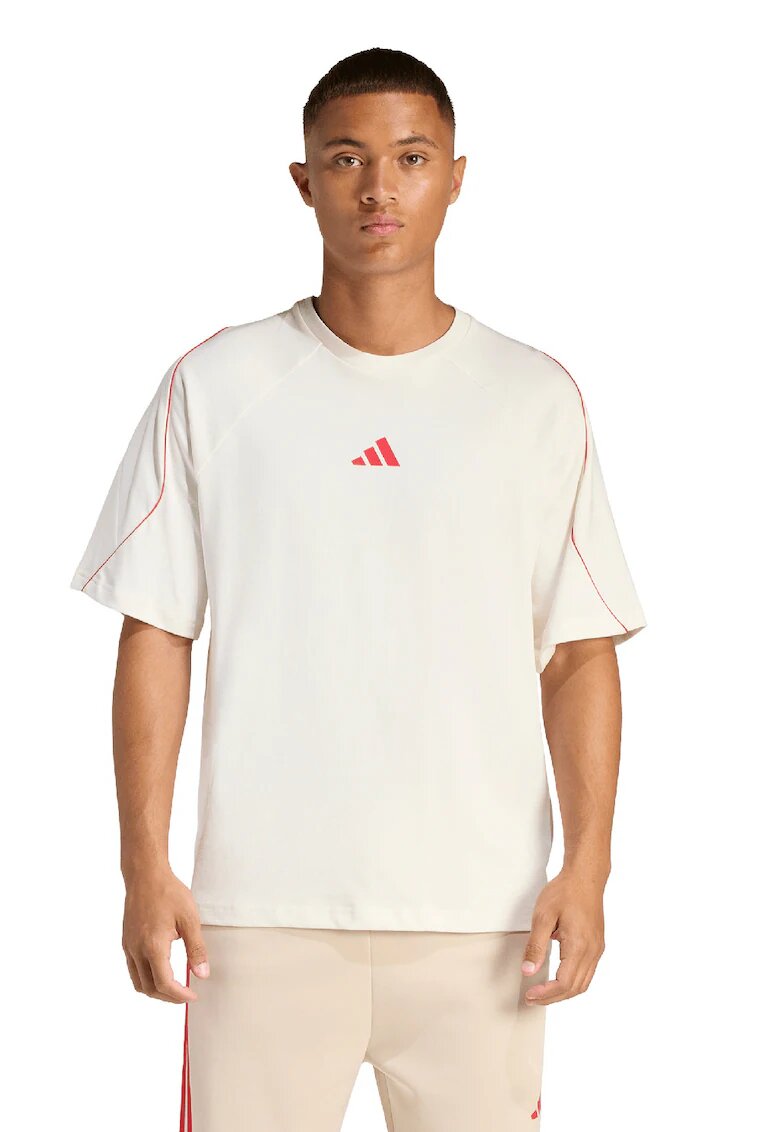 ADIDAS SPORTSWEAR Tricou cu maneci raglan Stadium - Rosu/Alb murdar