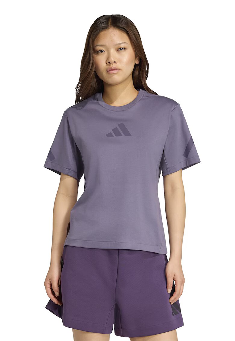ADIDAS SPORTSWEAR Tricou de bumbac cu imprimeu logo Z.N.E. - Lila pal