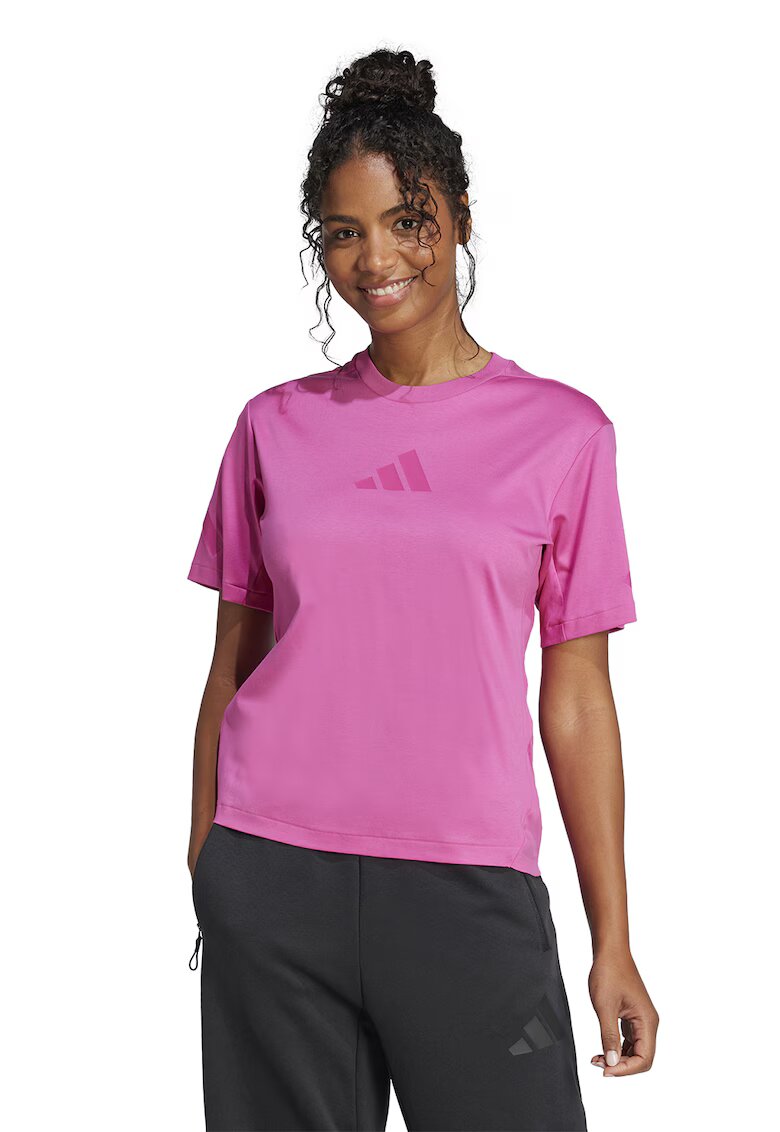 ADIDAS SPORTSWEAR Tricou de bumbac cu imprimeu logo Z.N.E. - Roz