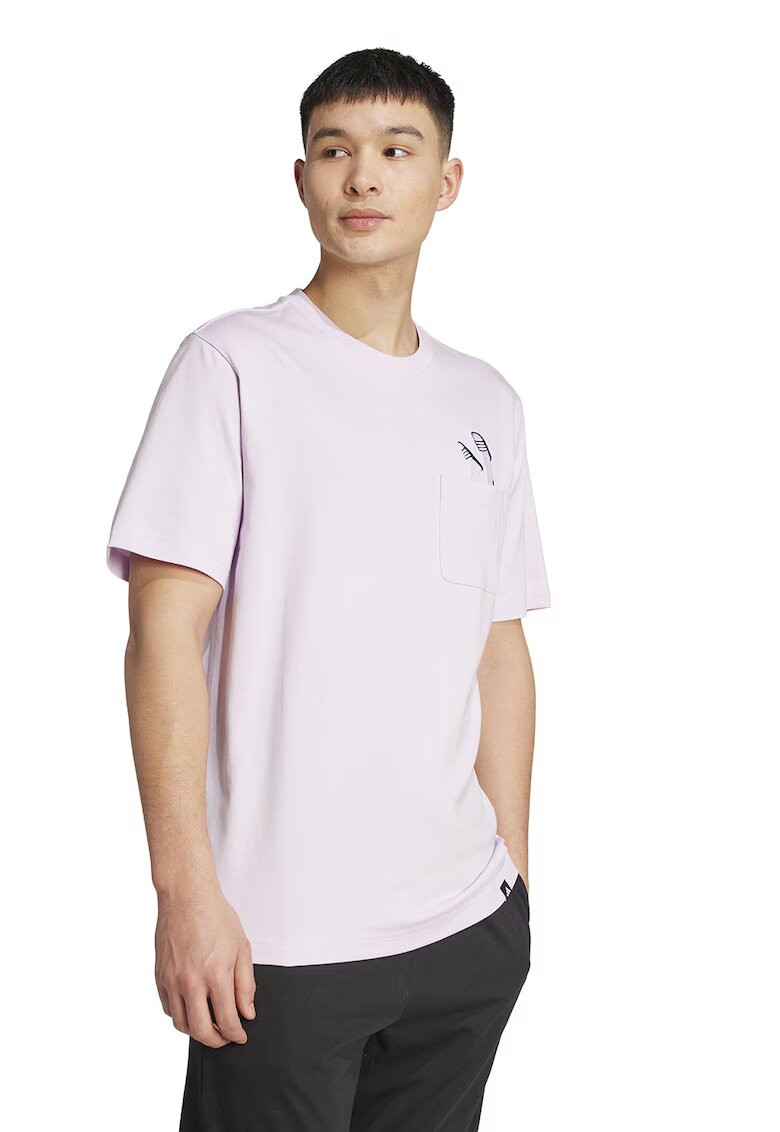 ADIDAS SPORTSWEAR Tricou de casa din bumbac Slide - Roz pal