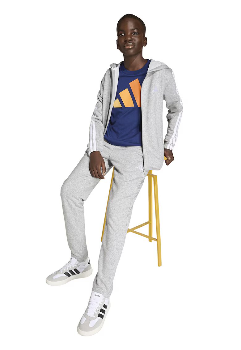 ADIDAS SPORTSWEAR Tricou din bumbac cu imprimeu logo cauciucat - Portocaliu/Bleumarin