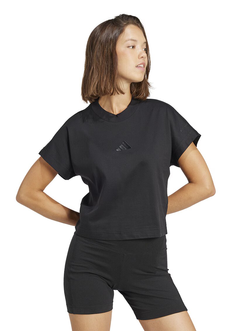 ADIDAS SPORTSWEAR Tricou din bumbac cu logo ALL SZN - Negru