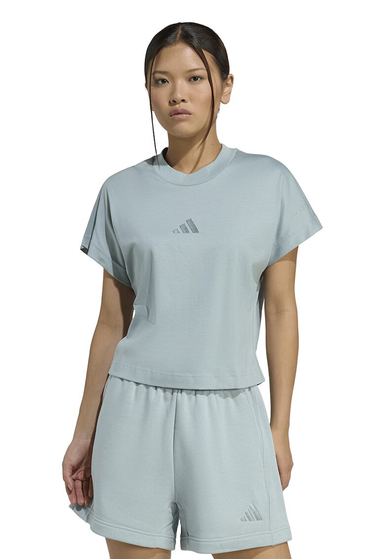 ADIDAS SPORTSWEAR Tricou din bumbac cu logo ALL SZN - Verde pal