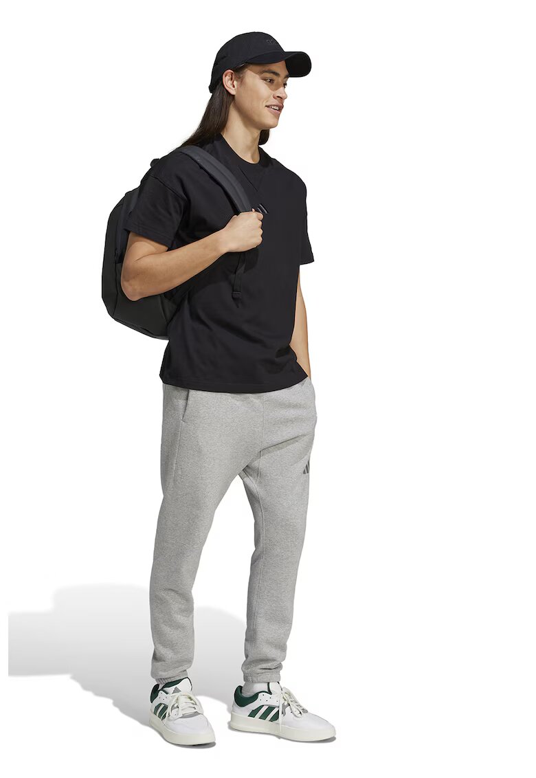 ADIDAS SPORTSWEAR Tricou lejer cu decolteu la baza gatului All Szn - Negru