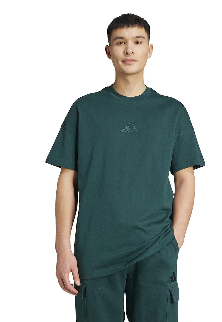 ADIDAS SPORTSWEAR Tricou lejer cu decolteu la baza gatului All Szn - Verde aquamarin