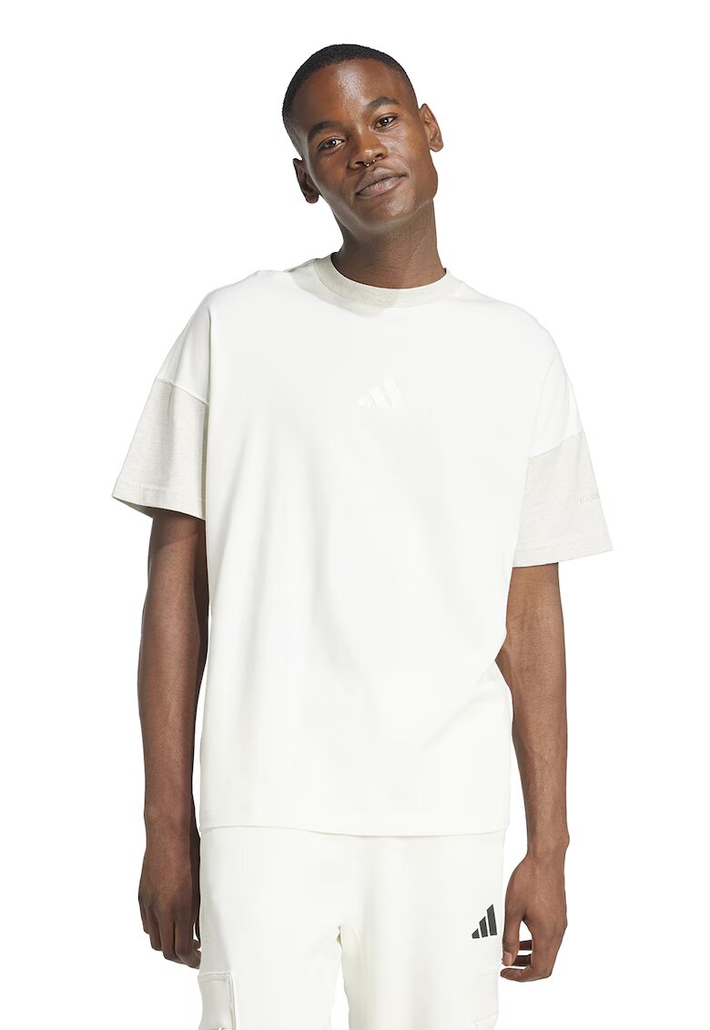 ADIDAS SPORTSWEAR Tricou lejer cu maneci cazute - Alb optic