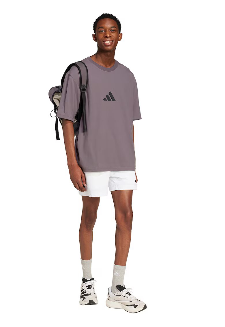 ADIDAS SPORTSWEAR Tricou lejer Z.N.E. - Negru/Violet prafuit