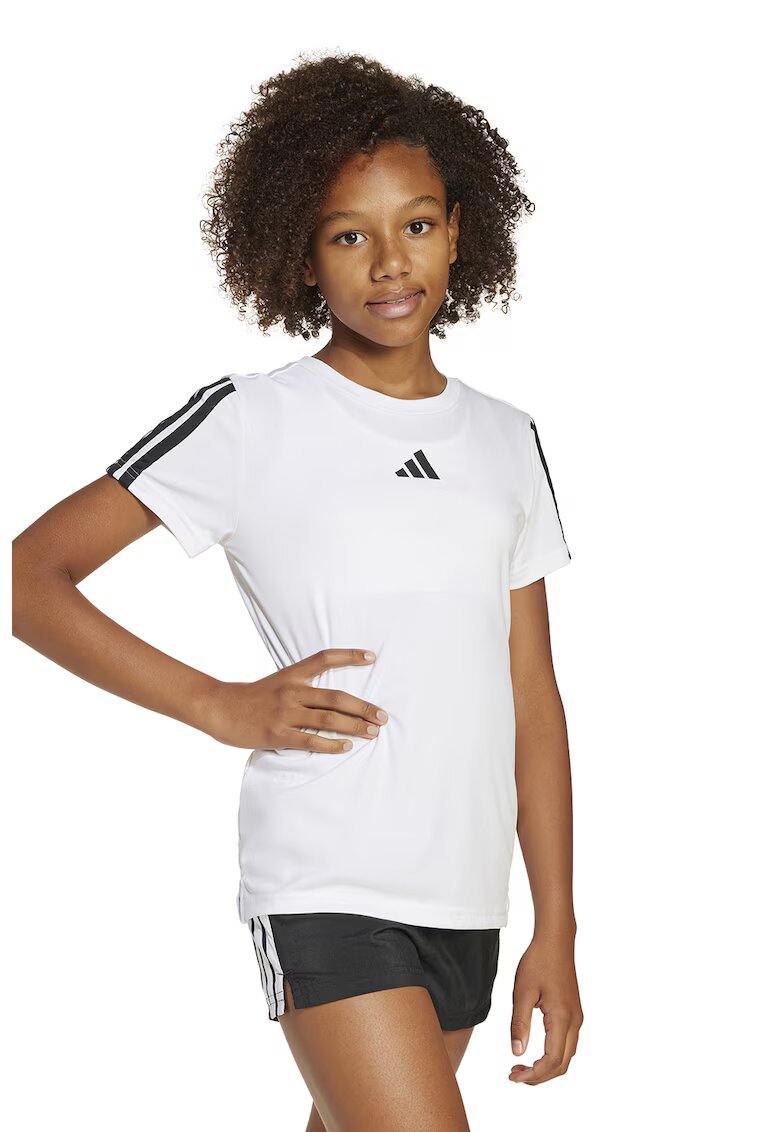 ADIDAS SPORTSWEAR Tricou slim fit Essentials - Alb/Negru