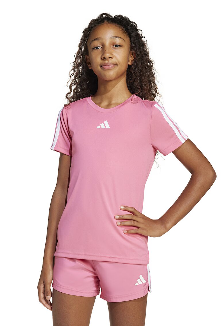 ADIDAS SPORTSWEAR Tricou slim fit Essentials - Alb/Roz
