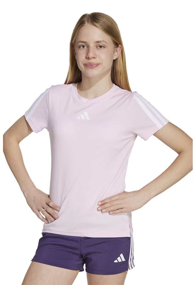 ADIDAS SPORTSWEAR Tricou slim fit Essentials - Alb/Roz pal