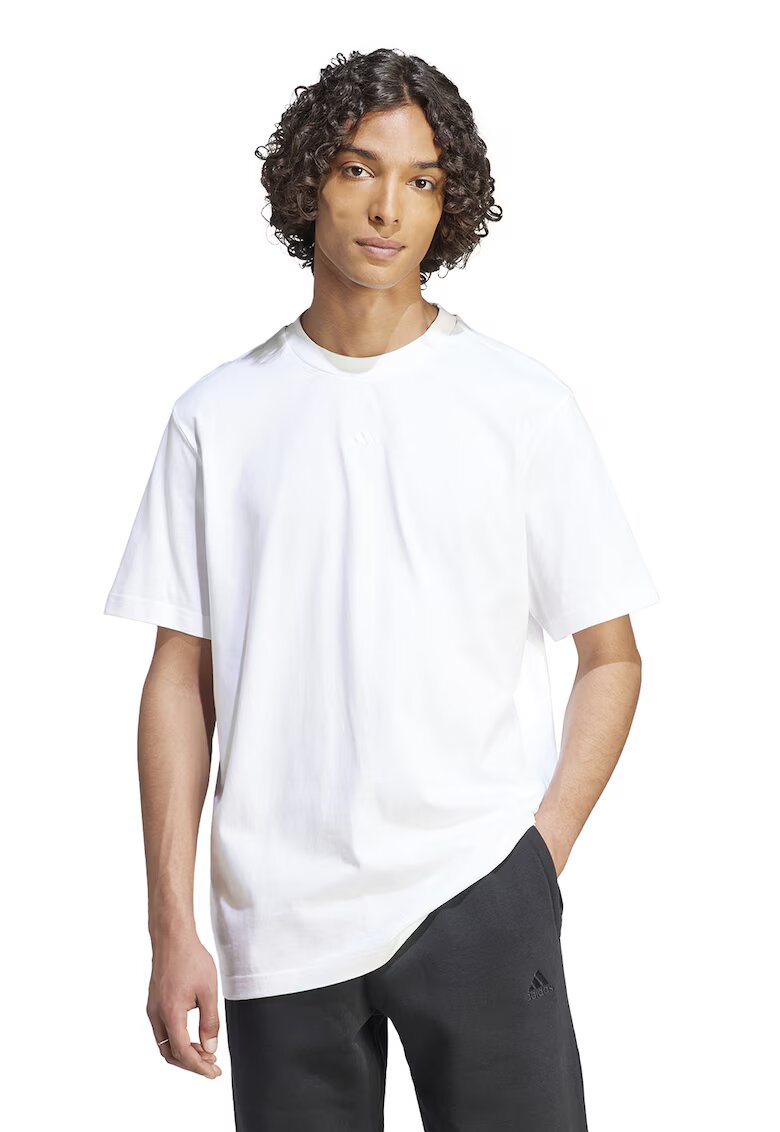 ADIDAS SPORTSWEAR Tricou supradimensionat cu logo pe partea din spate - Alb