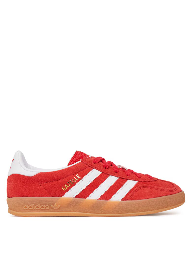 adidas Tenisi copii - Gazelle Indoor - piele naturala - rosu