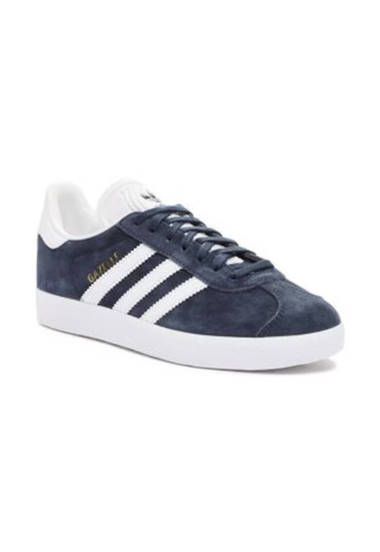 adidas Tenisi cu insertii din piele intoarsa si piele ecologica Gazelle