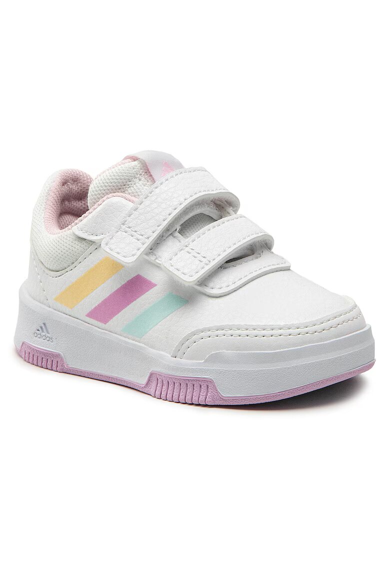 adidas Tenisi cu velcro din piele-ecologica - Alb