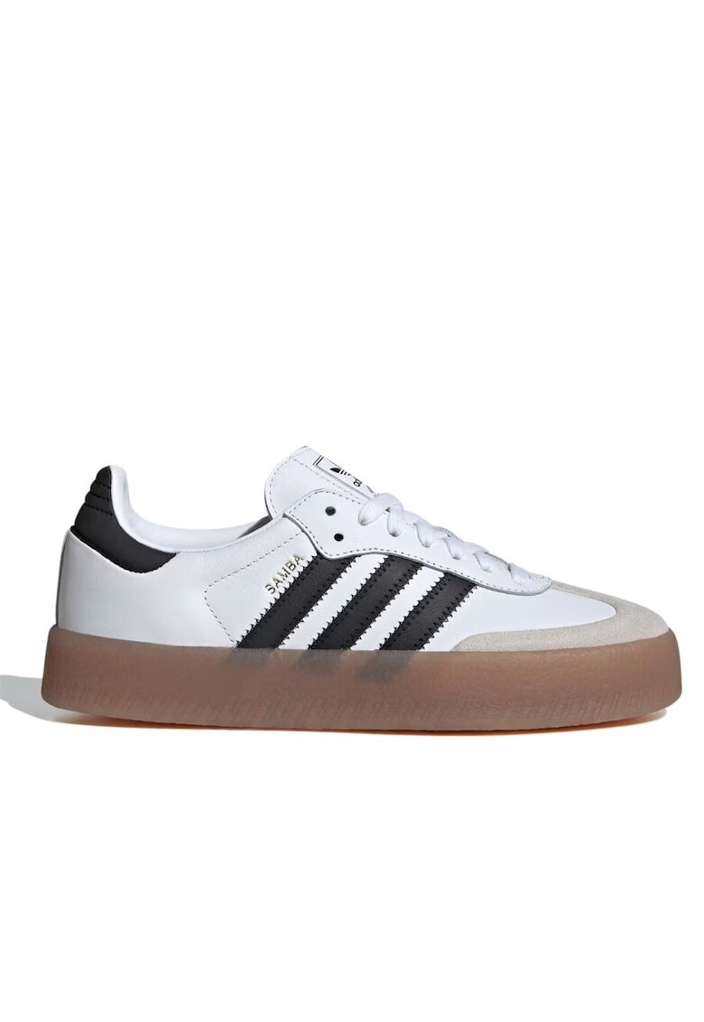 adidas Tenisi dama Sambae W - piele naturala - alb - confortabili - durabili -