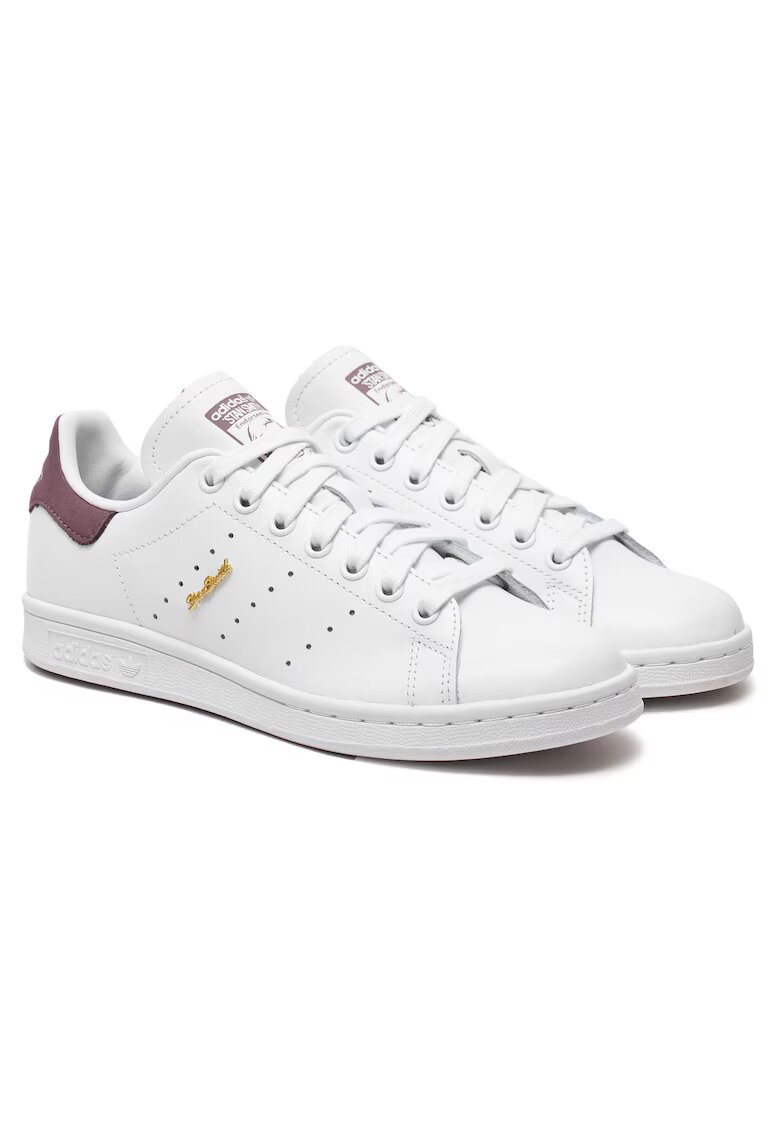 adidas Tenisi dama Stan Smith - piele naturala - alb/mov -