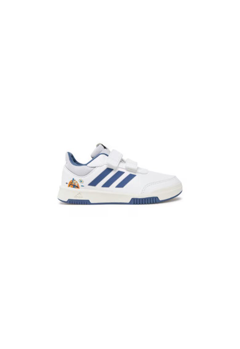 adidas Tenisi din piele cu inchidere cu velcro si dungi