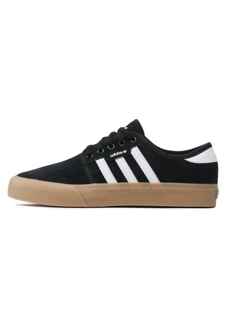 adidas Tenisi din piele intoarsa cu profil jos