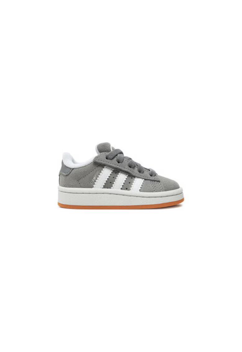 adidas Tenisi din piele intoarsa cu siret si logo