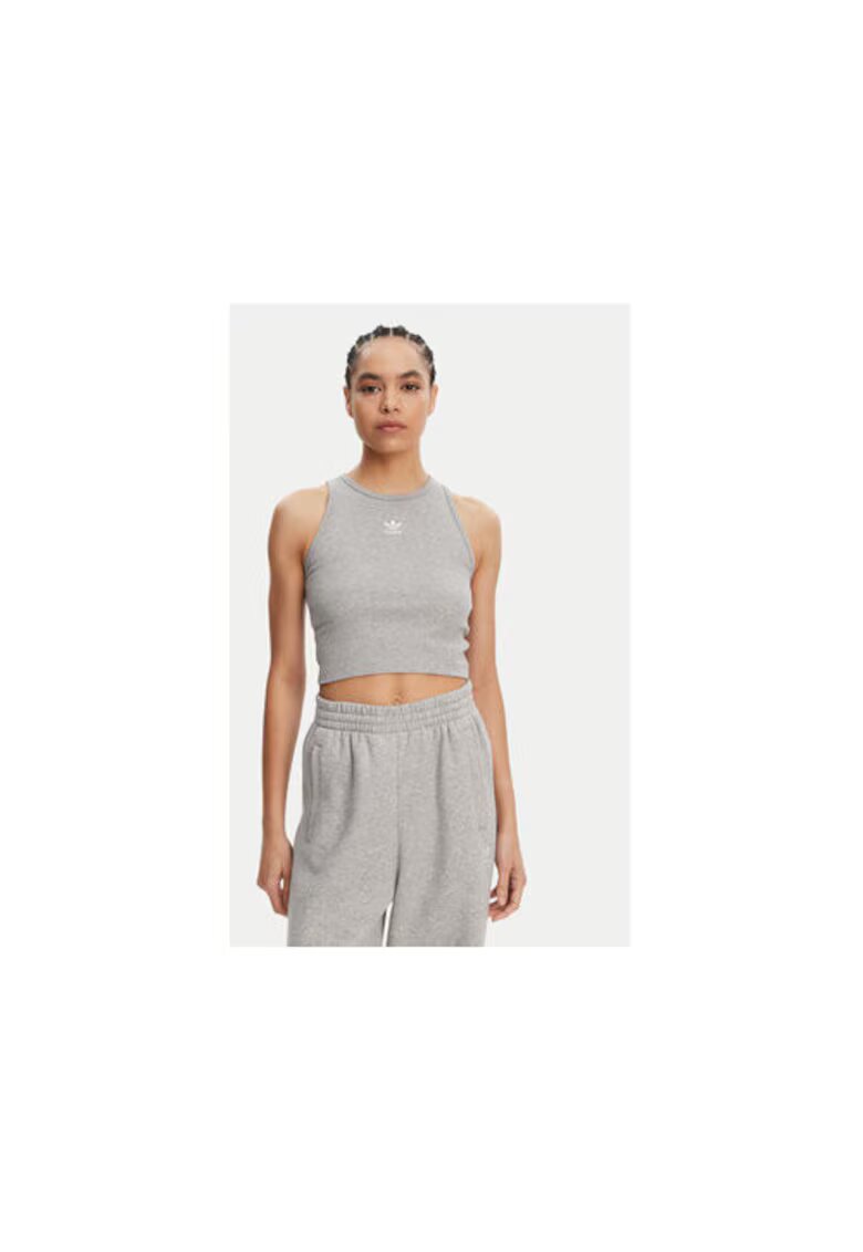 adidas Top crop cu logo 00