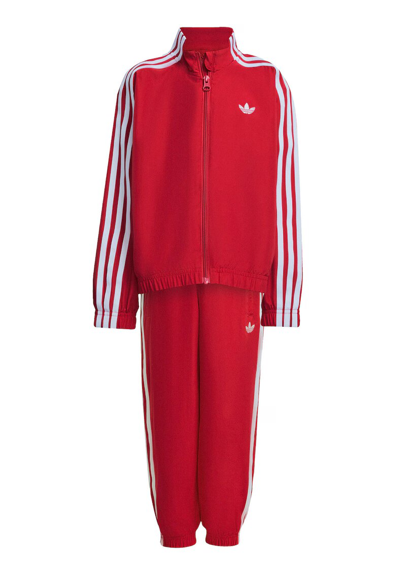 adidas Trening cu fermoar - logo pe piept si pantaloni lungi cu talie elastica