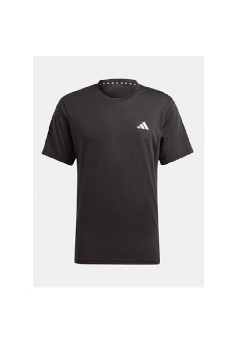 adidas Tricou barbati - 303457662 - Poliester reciclat/Viscoza - Negru - Negru