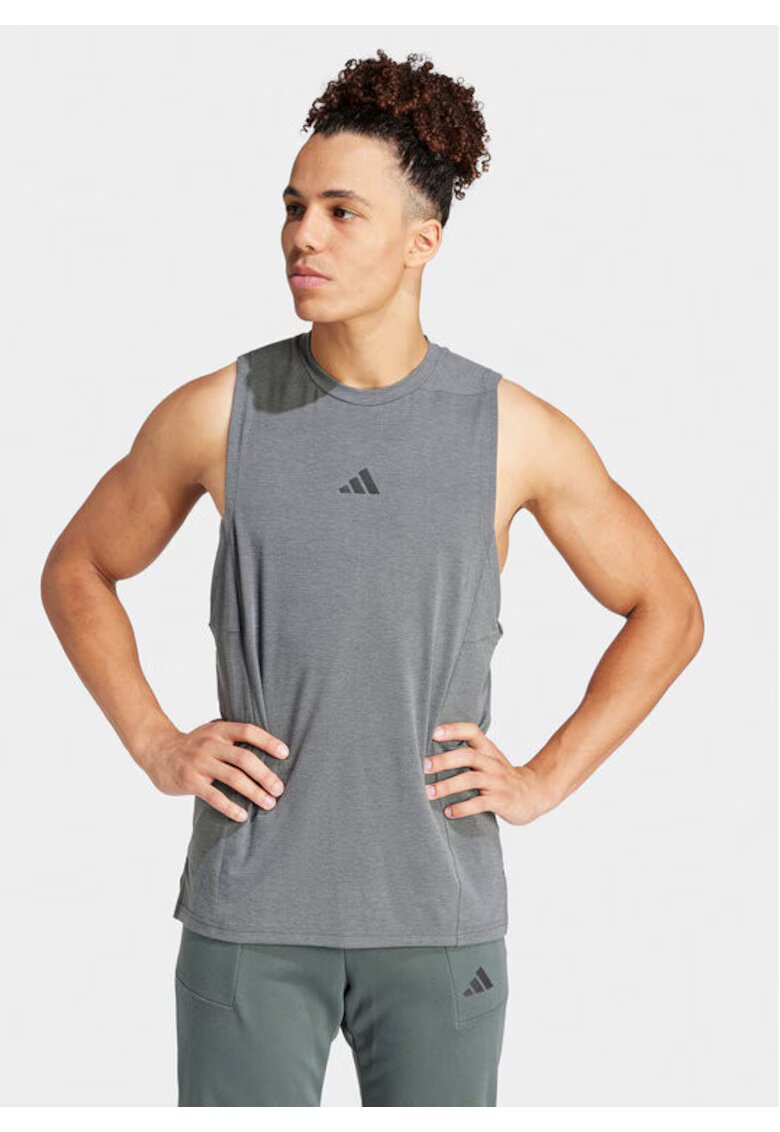 adidas Tricou barbati - 303460945 - Poliester reciclat - XL INTL - Gri