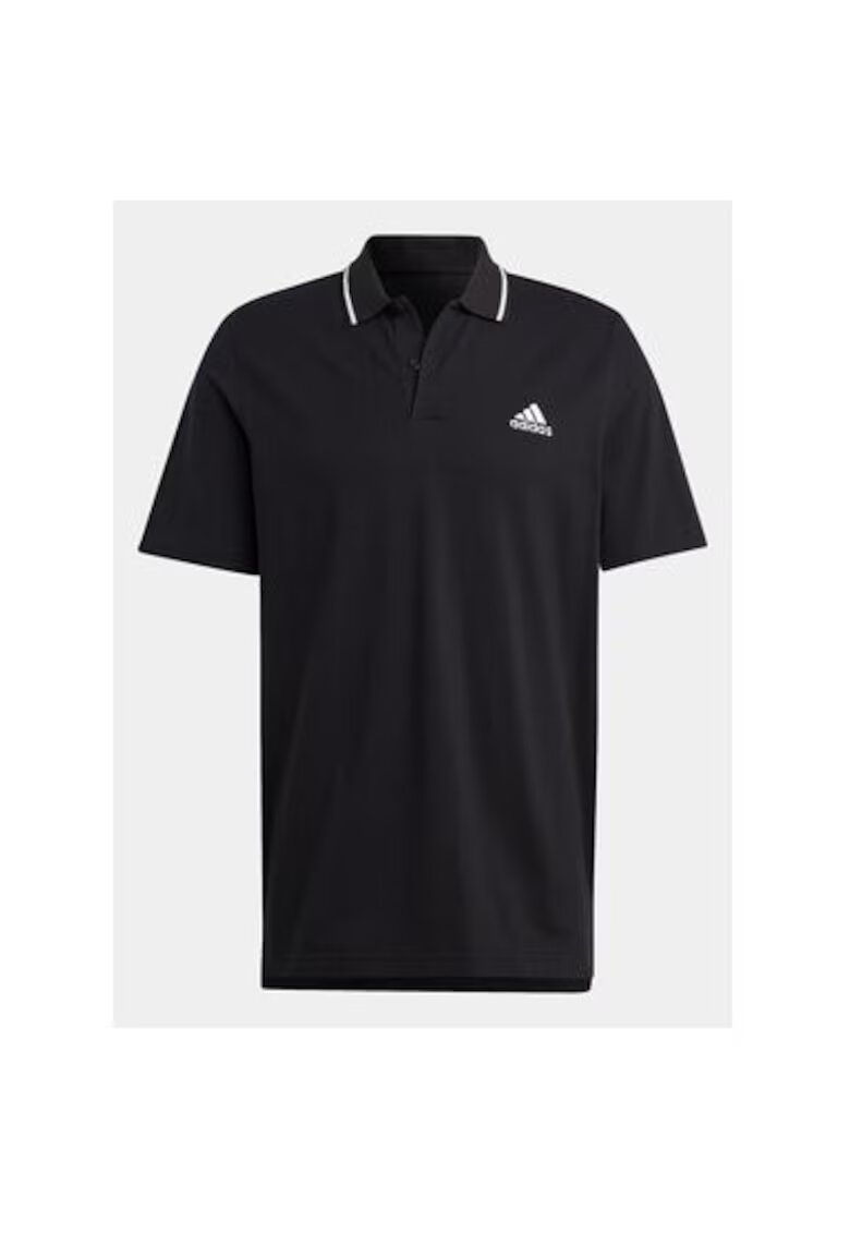 adidas Tricou barbati - 303487850 - Bumbac - Negru - Negru