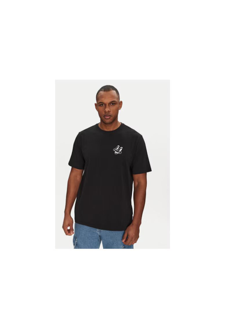 adidas Tricou cu imprimeu logo&floral pe spate