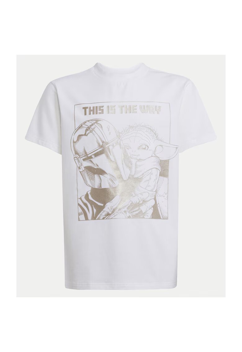 adidas Tricou cu imprimeu metalizat
