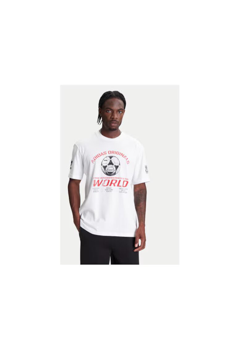 adidas Tricou cu imprimeu text