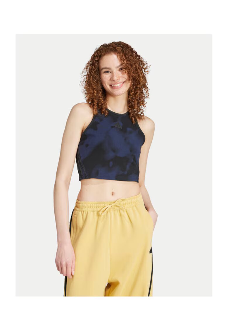adidas Tricou dama - 303899363 - Bumbac - Albastru - Albastru