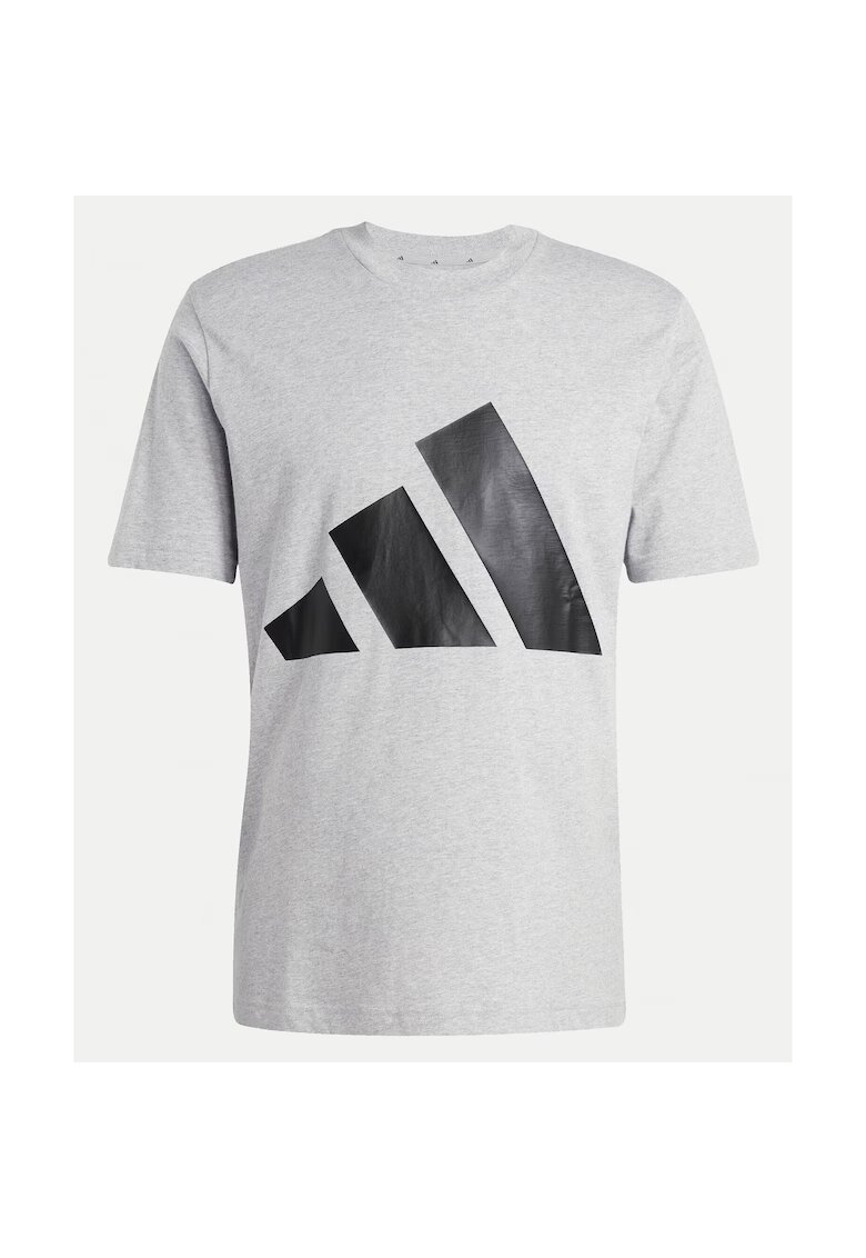 adidas Tricou din bumbac cu imprimeu logo si decolteu la baza gatului